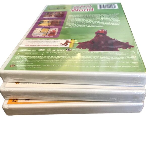 Sesame Street Childrens DVD Great Numbers Game Arts Crafts Best Pet Lot of 3 New - Picture 3 of 5